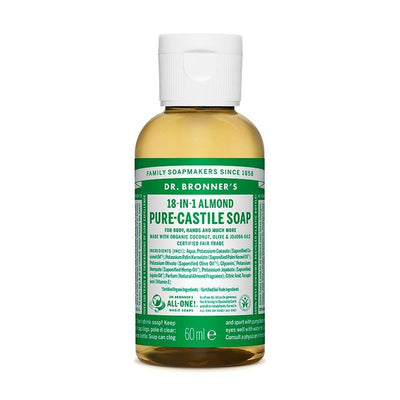 Liquid Soap Dr Bronner's 60 ml Almonds