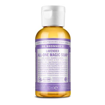 Liquid Soap Dr Bronner's 60 ml Lavendar