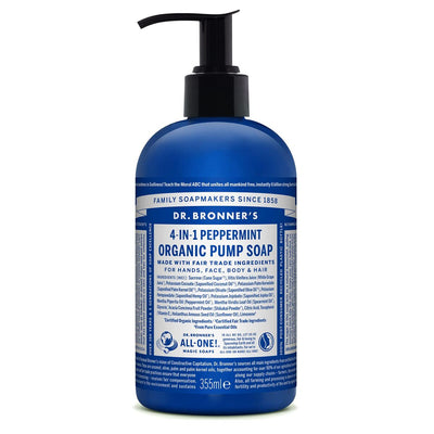 Jabón de Manos Dr Bronner's 4 in 1 Peppermint 355 ml