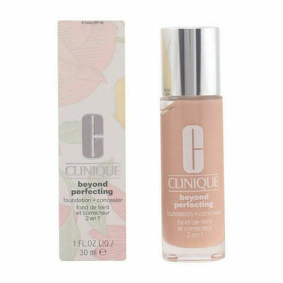 Liquid Make Up Base Clinique Beyond Perfecting Nº 21 Cream caramel Nº 21-Cream Caramel 30 ml Facial Corrector