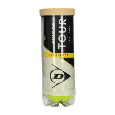 Tennis Balls Dunlop D TB TOUR BRILLANCE 3 PET 601620 Yellow