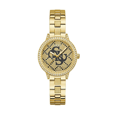 Ladies' Watch Guess G LACE Golden