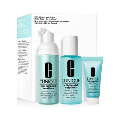 Set de Cosmética Clinique ANTI-BLEMISH SOLUTIONS 3 Piezas