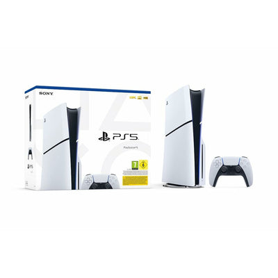 PlayStation 5 Sony Slim Chasis D 1 TB Lector Blu-Ray Blanco
