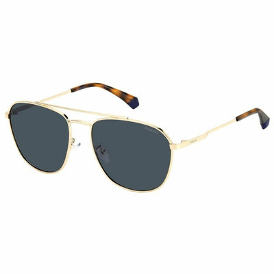 Polaroid Men's Sunglasses PLD-4127-GS-J5G-C3 Gold ø 58 mm