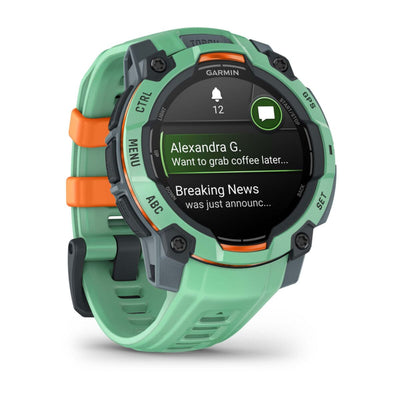 Montre intelligente GARMIN Instinct 3 AMOLED Noir Vert 1,2