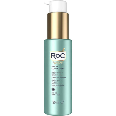 Crème Hydratante pour le Visage Roc Hydrate Plump Spf 30 50 ml