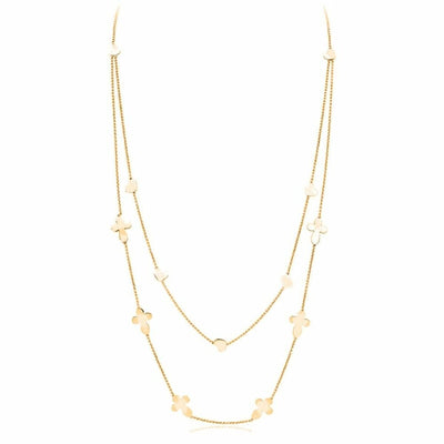 Collar Mujer Amen CROCI CUORI DOPPIA