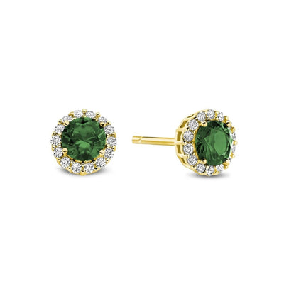 Pendientes Mujer New Bling 9NB-1533 Verde