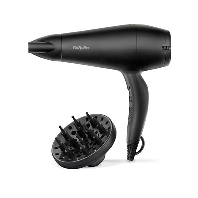 Secador de Pelo Babyliss D215DE Negro 2000 W Difusor