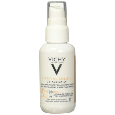 Protector Solar con Color Vichy Capital Soleil Spf 50+ 40 ml Antiarrugas