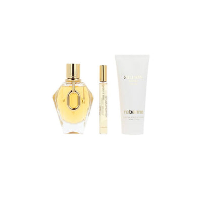 Set de Perfume Mujer Paco Rabanne MILLION GOLD 3 Piezas