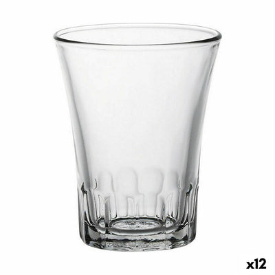 Set de Vasos Duralex Amalfi Transparente 4 Piezas 130 ml (12 Unidades)