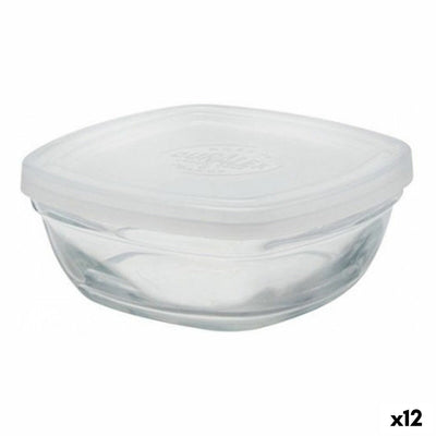 Fiambrera Cuadrada con Tapa Duralex FreshBox Transparente 150 ml (12 Unidades)