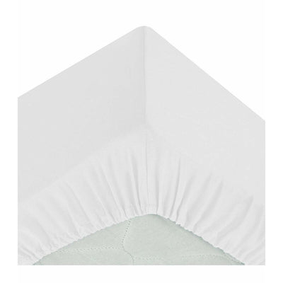 Atmosphera White Fitted Sheet 160 x 200 cm