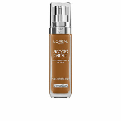 Base de Maquillaje Fluida L'Oreal Make Up ACCORD PARFAIT Nº 8n-Cappuccino 30 ml