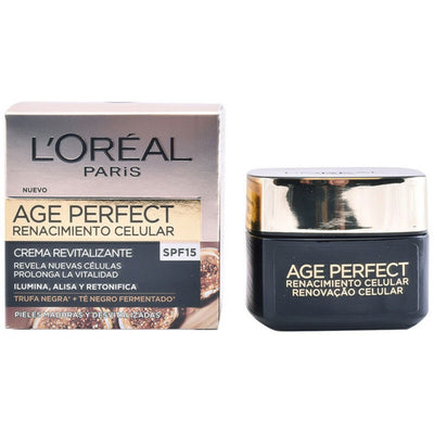 Crema de Día Nutritiva L'Oreal Make Up Age Perfect Renacimiento Celular Spf 15 50 ml