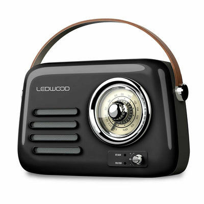Radio Transistor Ledwood ALMA NEGRO Negro 30 W