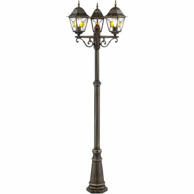 Farola Brilliant Negro Metal