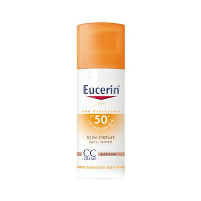 Protector Solar con Color Eucerin Photoaging Control Cc Sun Cream Medium Medio Spf 50 Spf 50+ 50 ml