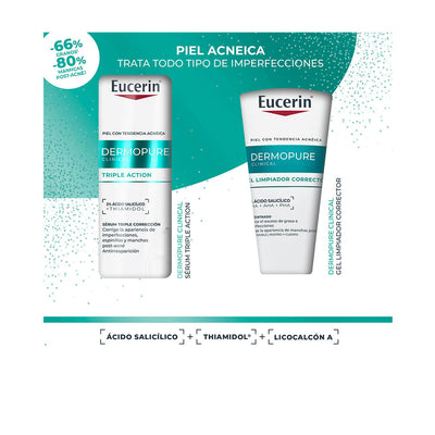 Crema Facial Eucerin DERMOPURE 2 Piezas