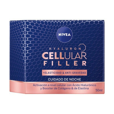 Crema Antiarrugas de Noche Nivea Cellular Filler 50 ml