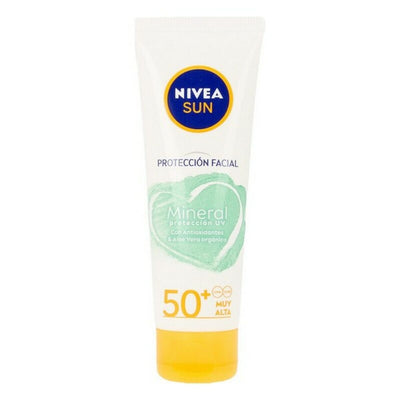 Sun Cream Sun Facial Mineral Nivea 85692 Spf 50 50 ml 50ml