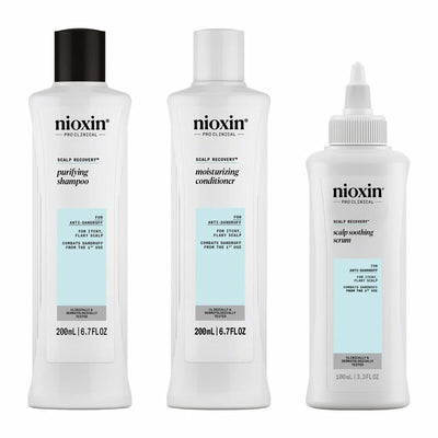 Assortiment pour cheveux Nioxin SCALP RECOVERY (3 Unités)