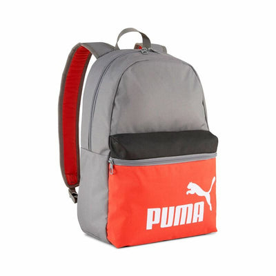 Mochila Deportiva Puma Phase Gris Naranja