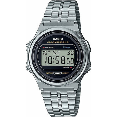 Unisex Watch Casio  A171WE-1AEF Silver (Ø 36 mm) (37,5 mm)