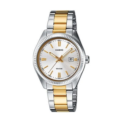 Montre Femme Casio LADY DATE - TWO TONES (Ø 30 mm)