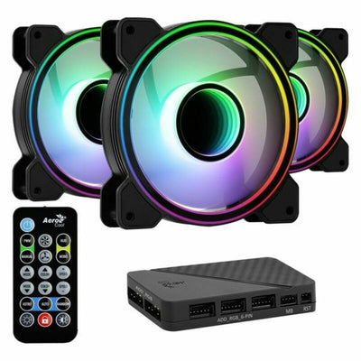 Aerocool Mirage 12 ARGB Pro 12V Case Fan Ø 12 cm (3 Units) (3 pcs)