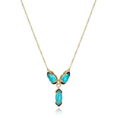 Ladies' Necklace Viceroy 2304C100-52 Golden Blue