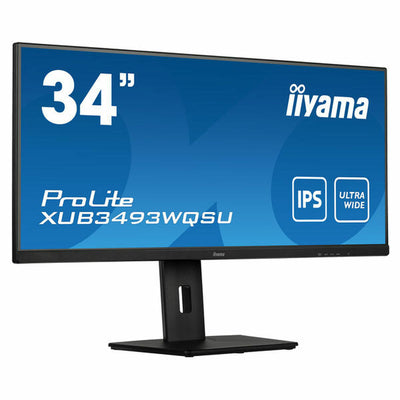 Monitor Iiyama XUB3493WQSU-B5 Black 75 Hz 34