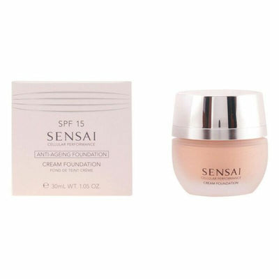 Fluid Foundation Make-up Kanebo Sensai Cp cf 25 Cf25-Topaz Beige Spf 15 30 ml