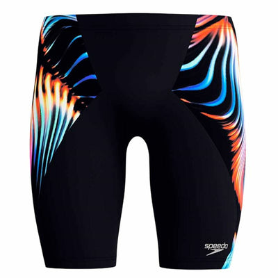 Men’s Bathing Costume Speedo Digital V-Cut Jammer Black