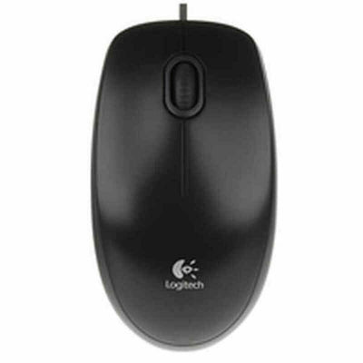 Logitech B100 Black Monochrome Mouse