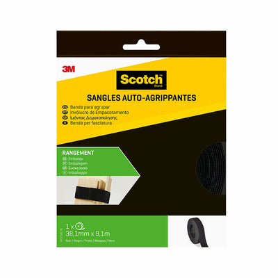 Sujetacables Scotch Negro 38,1 MM X 9,1 M