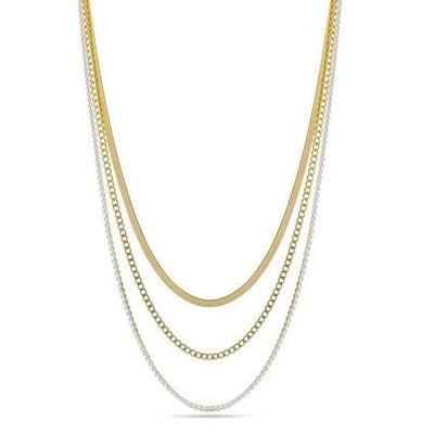 Ladies' Necklace LIU JO LJ2643 Golden