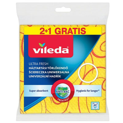 Vileda 144826 Yellow Kitchen Towel (3 Pieces)