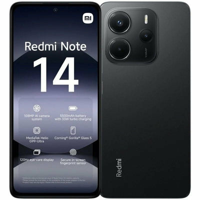 Smartphone Xiaomi Redmi Note 14 Octa Core 6 GB RAM 128 GB Black 6,67