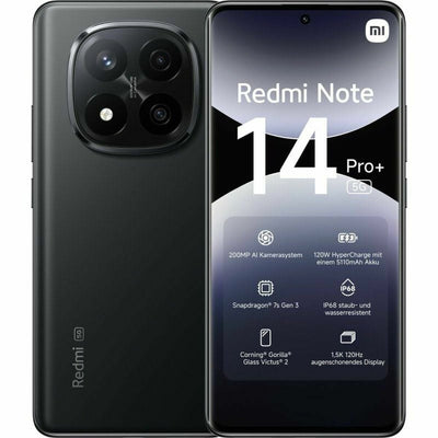 Smartphone Xiaomi Redmi Note 14 Pro+ Octa Core 12 GB RAM 512 GB Black 6,67