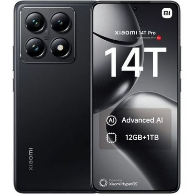 Smartphone Xiaomi 14T P 12-1TB BK Octa Core 12 GB RAM 1 TB Black 6,67