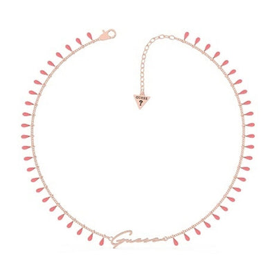 Collar Mujer Guess UBN70088 43 cm Rosa