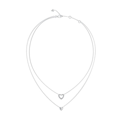 Ladies' Necklace Guess JUBN05026JWRHT-U Silver