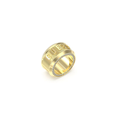 Ladies' Ring Guess JUMR05016JWYG62 22 Golden