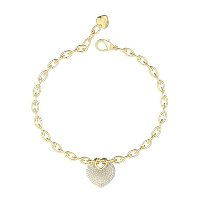 Ladies' Bracelet Guess JUBB05214JWYGS Golden