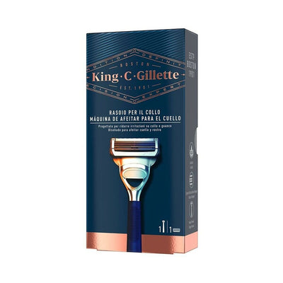 Rasoir King C Gillette Neck Razor Bleu