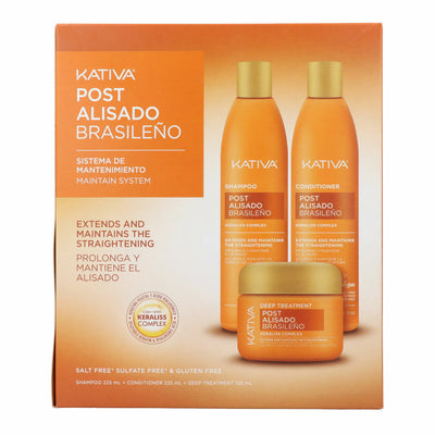 Champú + Acondicionador Kativa KERATIN EXPRESS 3 Piezas
