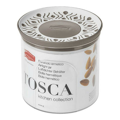 Stefanplast STF923 Jar 11.7 x 11 x 11.7 cm Beige Plastic 700 ml